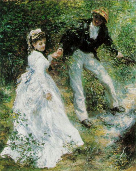 Pierre-Auguste Renoir La Promenade Norge oil painting art